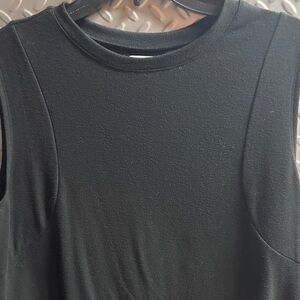 Casual Black Sleeveless Women's Dress